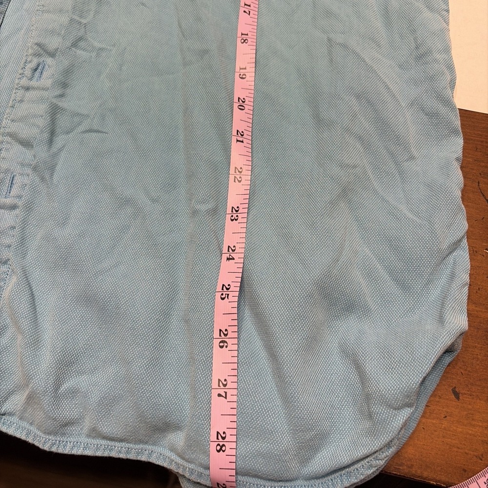 Tommy Bahama Men's Beach Vacay Resort Turquoise Blue Button Shirt Size XL - Picture 6 of 6